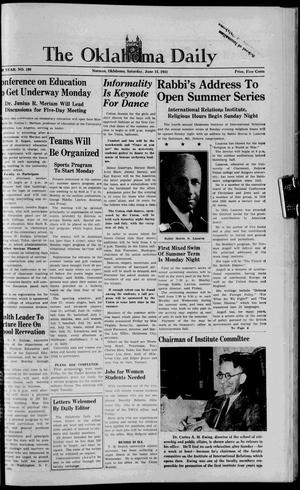 The Oklahoma Daily (Norman, Okla.), Vol. 26, Ed. 1 Saturday, June 14, 1941