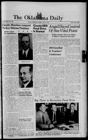 The Oklahoma Daily (Norman, Okla.), Vol. 26, Ed. 1 Tuesday, June 17, 1941