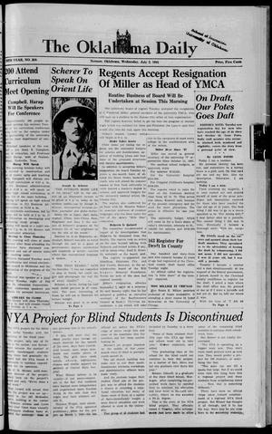 The Oklahoma Daily (Norman, Okla.), Vol. 26, Ed. 1 Wednesday, July 2, 1941