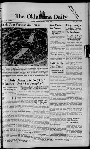 The Oklahoma Daily (Norman, Okla.), Vol. 26, Ed. 1 Friday, July 25, 1941