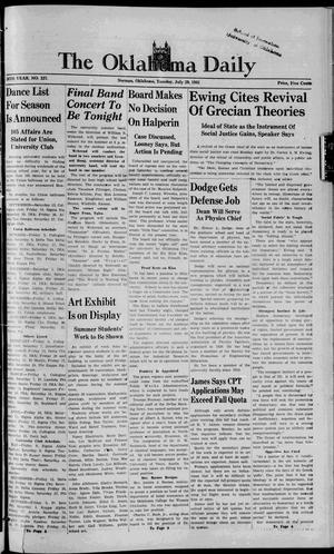 The Oklahoma Daily (Norman, Okla.), Vol. 26, Ed. 1 Tuesday, July 29, 1941