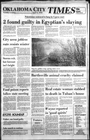 Oklahoma City Times (Oklahoma City, Okla.), Vol. 90, No. 37, Ed. 2 Tuesday, April 4, 1978