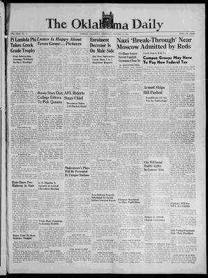 The Oklahoma Daily (Norman, Okla.), Vol. 27, No. 31, Ed. 1 Thursday, October 16, 1941