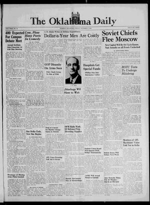 The Oklahoma Daily (Norman, Okla.), Vol. 27, No. 32, Ed. 1 Friday, October 17, 1941