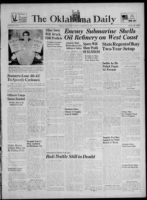 The Oklahoma Daily (Norman, Okla.), Vol. 27, No. 118, Ed. 1 Tuesday, February 24, 1942