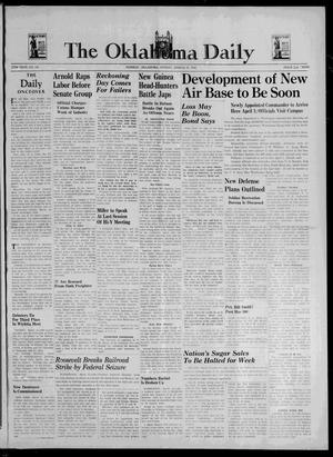 The Oklahoma Daily (Norman, Okla.), Vol. 27, No. 141, Ed. 1 Sunday, March 22, 1942