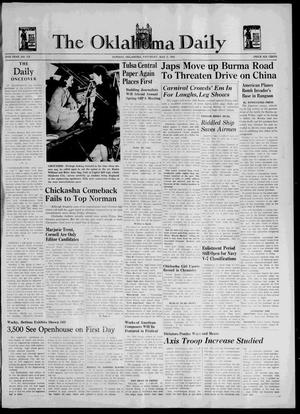 The Oklahoma Daily (Norman, Okla.), Vol. 27, No. 175, Ed. 1 Saturday, May 2, 1942
