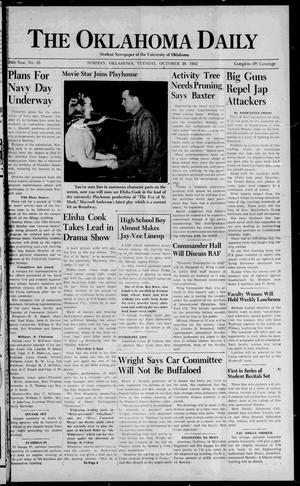 The Oklahoma Daily (Norman, Okla.), Vol. 28, No. 35, Ed. 1 Tuesday, October 20, 1942