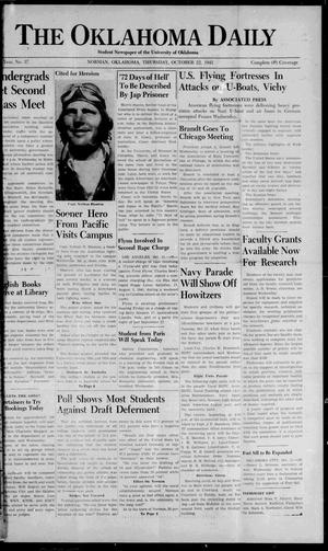 The Oklahoma Daily (Norman, Okla.), Vol. 28, No. 37, Ed. 1 Thursday, October 22, 1942