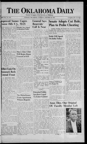 The Oklahoma Daily (Norman, Okla.), Vol. 28, No. 100, Ed. 1 Tuesday, January 26, 1943
