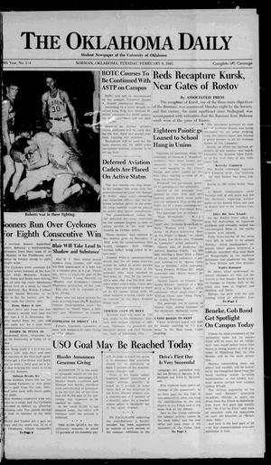 The Oklahoma Daily (Norman, Okla.), Vol. 28, No. 111, Ed. 1 Tuesday, February 9, 1943