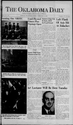 The Oklahoma Daily (Norman, Okla.), Vol. 28, No. 116, Ed. 1 Sunday, February 14, 1943