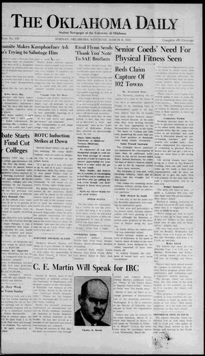 The Oklahoma Daily (Norman, Okla.), Vol. 28, No. 133, Ed. 1 Saturday, March 6, 1943