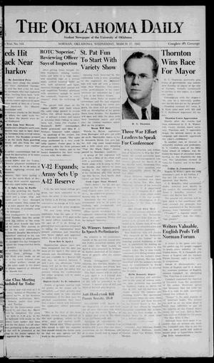 The Oklahoma Daily (Norman, Okla.), Vol. 28, No. 142, Ed. 1 Wednesday, March 17, 1943