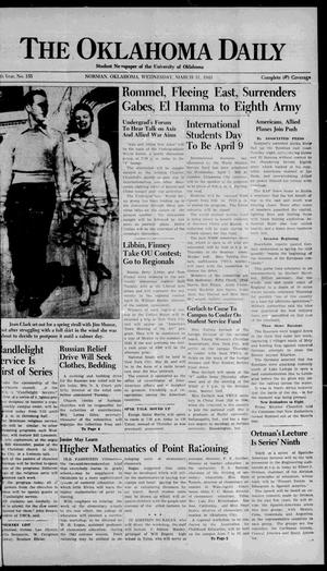 The Oklahoma Daily (Norman, Okla.), Vol. 28, No. 153, Ed. 1 Wednesday, March 31, 1943