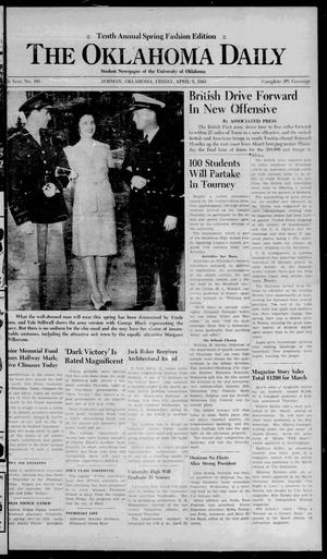 The Oklahoma Daily (Norman, Okla.), Vol. 28, No. 160, Ed. 1 Friday, April 9, 1943