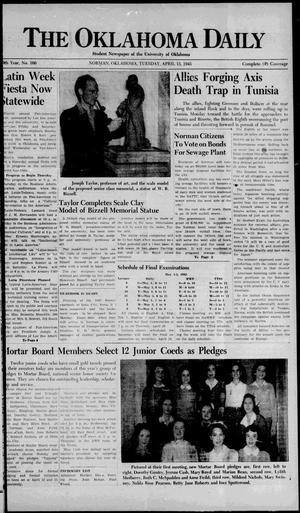 The Oklahoma Daily (Norman, Okla.), Vol. 28, No. 163, Ed. 1 Tuesday, April 13, 1943