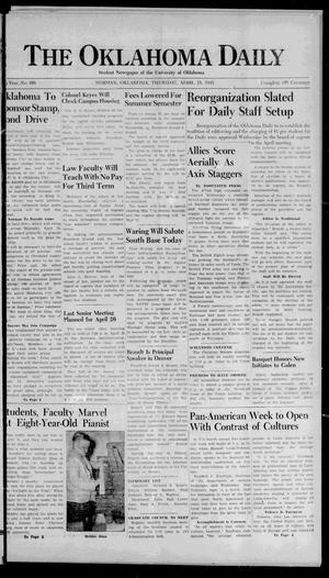 The Oklahoma Daily (Norman, Okla.), Vol. 28, No. 165, Ed. 1 Thursday, April 15, 1943