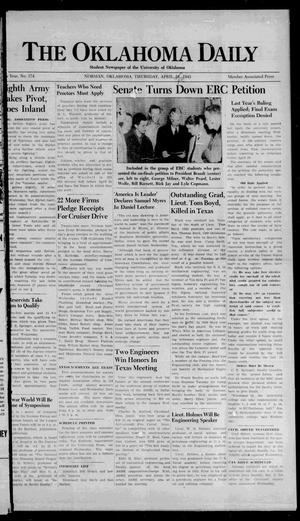 The Oklahoma Daily (Norman, Okla.), Vol. 28, No. 171, Ed. 1 Thursday, April 22, 1943