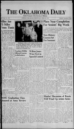 The Oklahoma Daily (Norman, Okla.), Vol. 28, No. 176, Ed. 1 Wednesday, April 28, 1943