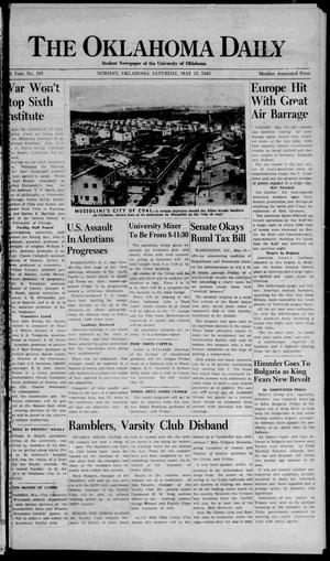 The Oklahoma Daily (Norman, Okla.), Vol. 28, No. 186, Ed. 1 Saturday, May 15, 1943