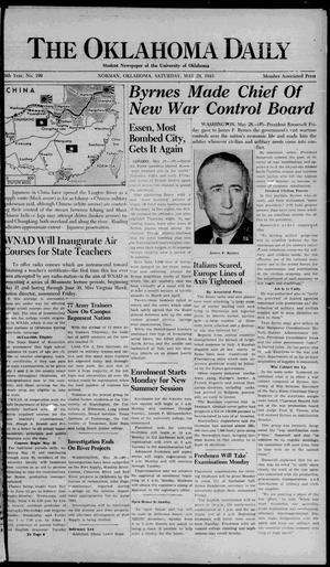 The Oklahoma Daily (Norman, Okla.), Vol. 28, No. 196, Ed. 1 Saturday, May 29, 1943