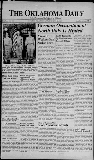 The Oklahoma Daily (Norman, Okla.), Vol. 28, No. 241, Ed. 1 Saturday, July 31, 1943