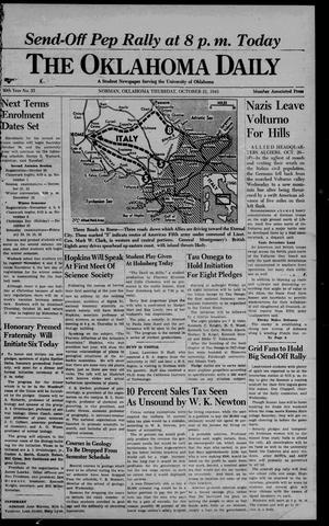 The Oklahoma Daily (Norman, Okla.), Vol. 30, No. 33, Ed. 1 Thursday, October 21, 1943