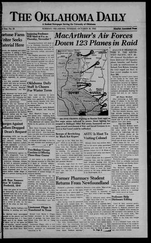 The Oklahoma Daily (Norman, Okla.), Vol. 30, No. 36, Ed. 1 Tuesday, October 26, 1943