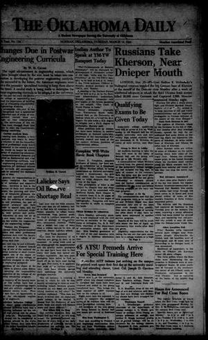 The Oklahoma Daily (Norman, Okla.), Vol. 30, No. 124, Ed. 1 Tuesday, March 14, 1944