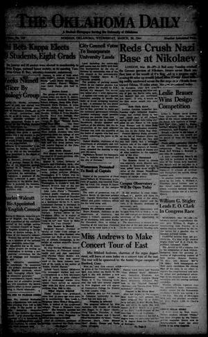 The Oklahoma Daily (Norman, Okla.), Vol. 30, No. 135, Ed. 1 Wednesday, March 29, 1944