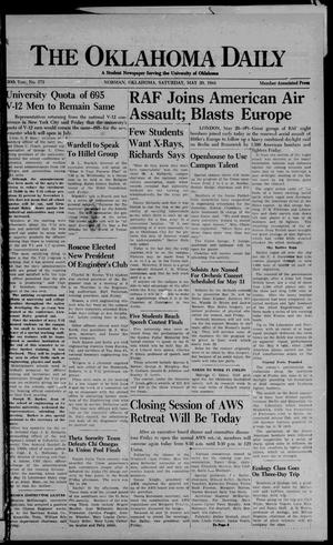 The Oklahoma Daily (Norman, Okla.), Vol. 30, No. 89, Ed. 1 Saturday, May 20, 1944