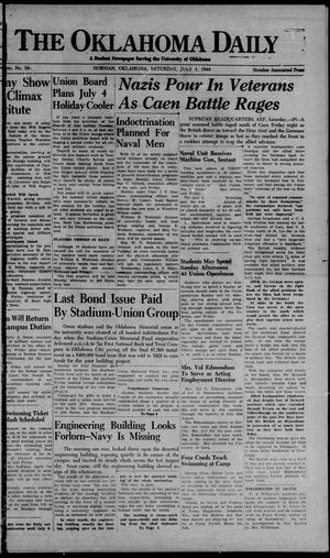 The Oklahoma Daily (Norman, Okla.), Vol. 30, No. 115, Ed. 1 Saturday, July 1, 1944