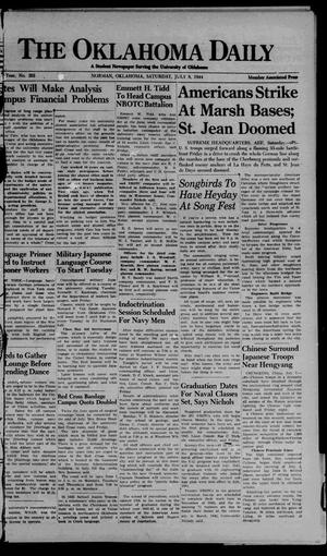 The Oklahoma Daily (Norman, Okla.), Vol. 30, No. 118, Ed. 1 Saturday, July 8, 1944