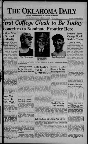 The Oklahoma Daily (Norman, Okla.), Vol. 31, No. 23, Ed. 1 Saturday, October 7, 1944