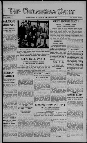 The Oklahoma Daily (Norman, Okla.), Vol. 31, No. 31, Ed. 1 Thursday, October 19, 1944