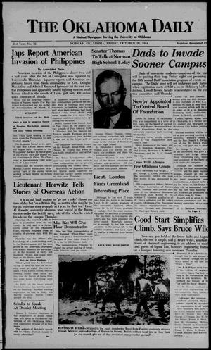 The Oklahoma Daily (Norman, Okla.), Vol. 31, No. 32, Ed. 1 Friday, October 20, 1944