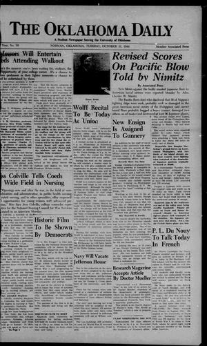 The Oklahoma Daily (Norman, Okla.), Vol. 31, No. 39, Ed. 1 Tuesday, October 31, 1944
