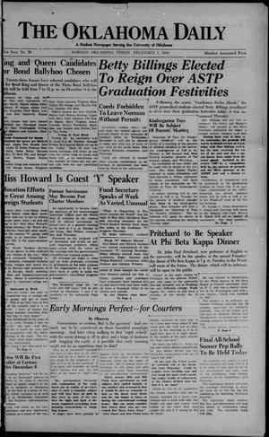 The Oklahoma Daily (Norman, Okla.), Vol. 31, No. 59, Ed. 1 Friday, December 1, 1944