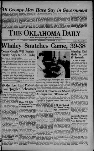 The Oklahoma Daily (Norman, Okla.), Vol. 31, No. 67, Ed. 1 Wednesday, December 13, 1944