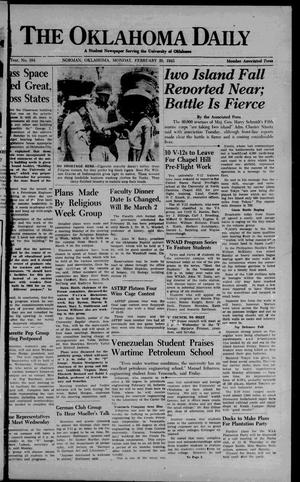 The Oklahoma Daily (Norman, Okla.), Vol. 31, No. 103, Ed. 1 Tuesday, February 20, 1945