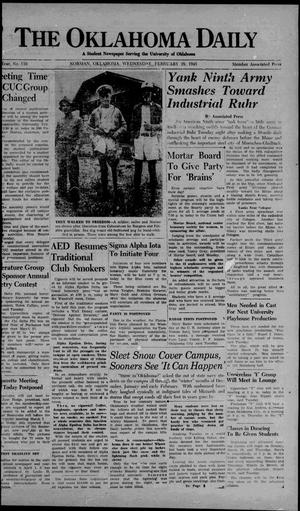 The Oklahoma Daily (Norman, Okla.), Vol. 31, No. 109, Ed. 1 Wednesday, February 28, 1945