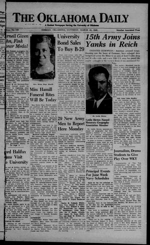 The Oklahoma Daily (Norman, Okla.), Vol. 31, No. 117, Ed. 1 Saturday, March 10, 1945