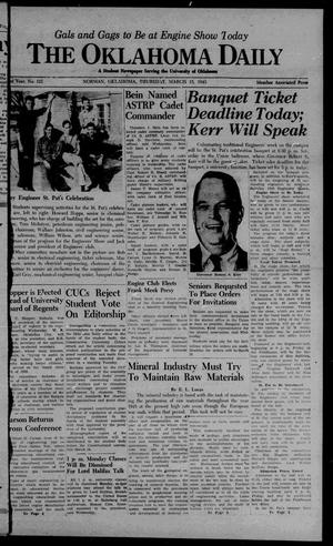 The Oklahoma Daily (Norman, Okla.), Vol. 31, No. 120, Ed. 1 Thursday, March 15, 1945