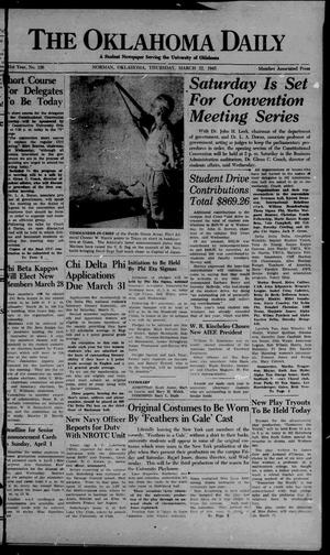 The Oklahoma Daily (Norman, Okla.), Vol. 31, No. 125, Ed. 1 Thursday, March 22, 1945