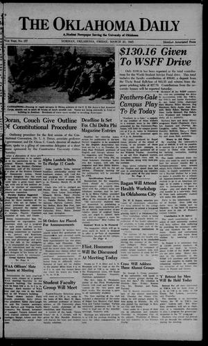 The Oklahoma Daily (Norman, Okla.), Vol. 31, No. 126, Ed. 1 Friday, March 23, 1945