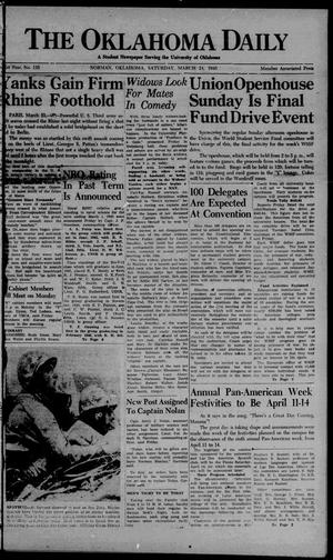 The Oklahoma Daily (Norman, Okla.), Vol. 31, No. 127, Ed. 1 Saturday, March 24, 1945