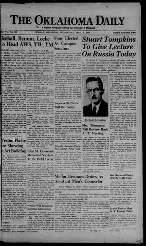 The Oklahoma Daily (Norman, Okla.), Vol. 31, No. 134, Ed. 1 Wednesday, April 4, 1945