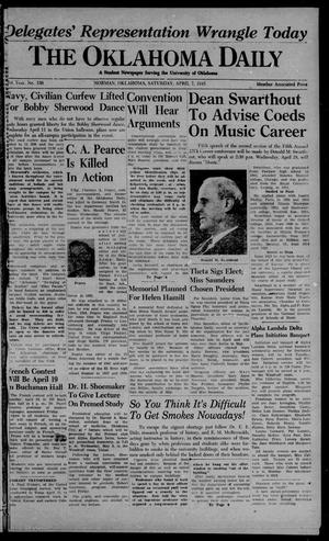 The Oklahoma Daily (Norman, Okla.), Vol. 31, No. 137, Ed. 1 Saturday, April 7, 1945