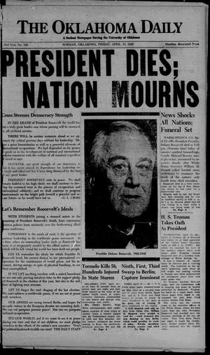 The Oklahoma Daily (Norman, Okla.), Vol. 31, No. 141, Ed. 1 Friday, April 13, 1945